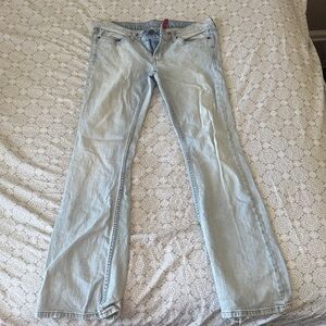 Guess Women's Light Blue Straight Leg Jeans